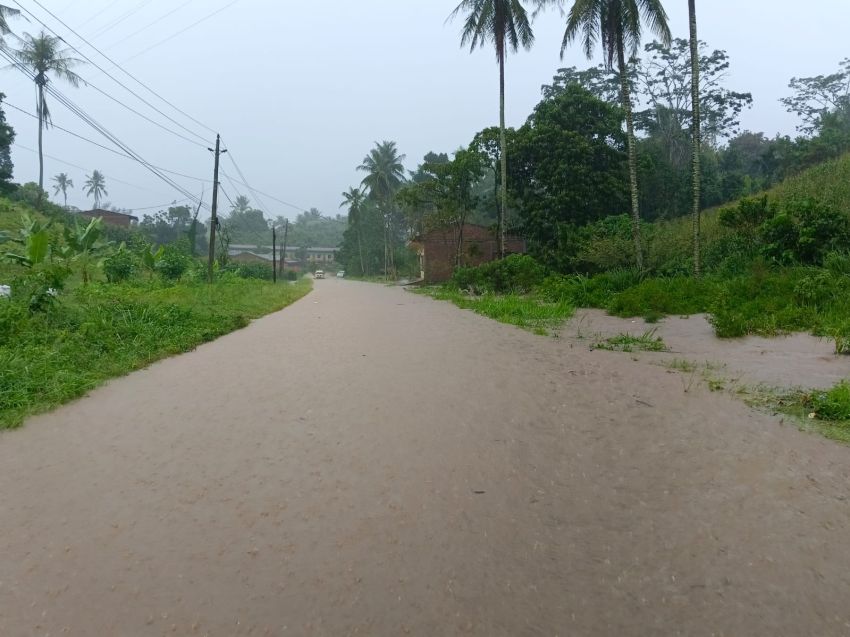 Curah Hujan Tinggi, Jalan Rakutta Berahmana Tergenang Air