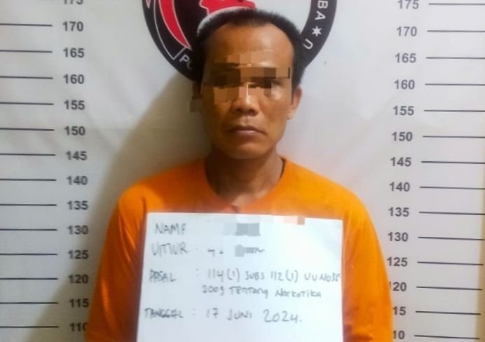Polres Labuhanbatu Tangkap Pengguna Sabu di Lobusona