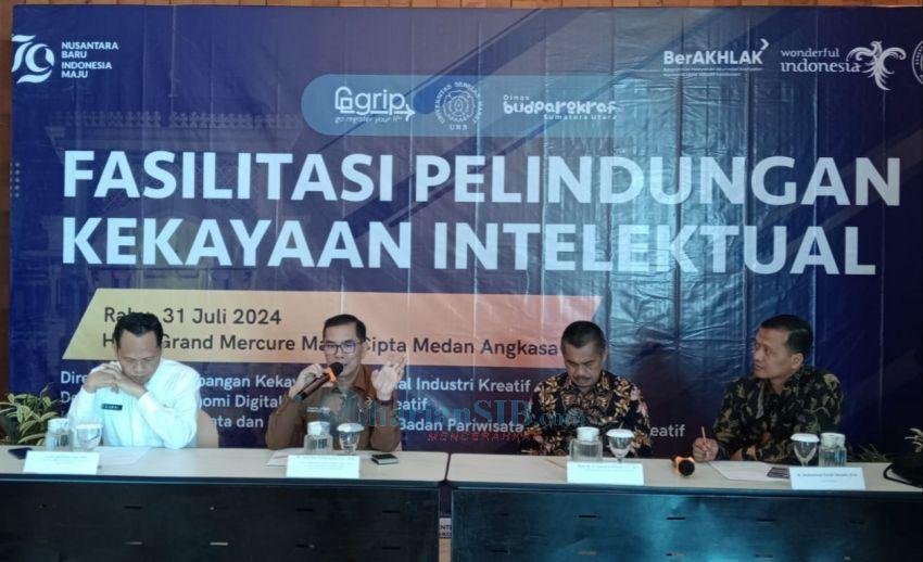 Kemenparekraf Gelar Fasilitasi Perlindungan Kekayaan Intelektual di Medan