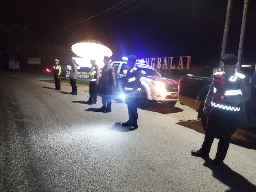 Iptu HA Karokaro Pimpin Patroli Malam KRYD di Lokasi Rawan Kamtibmas Tanjungbalai