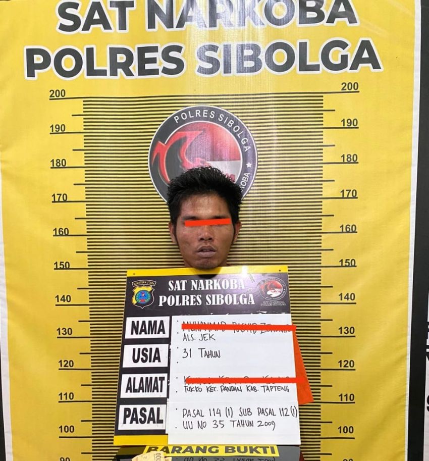 Polisi Tangkap Pengedar Sabu di Jalan Lintas Sibolga-Padangsidempuan