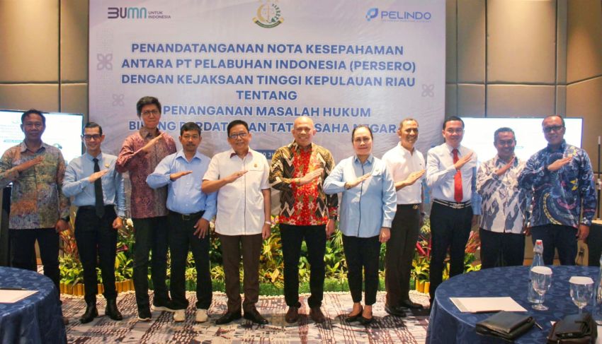 Pelindo dan Kejati Kepri Tandatangani MoU Penanganan Hukum