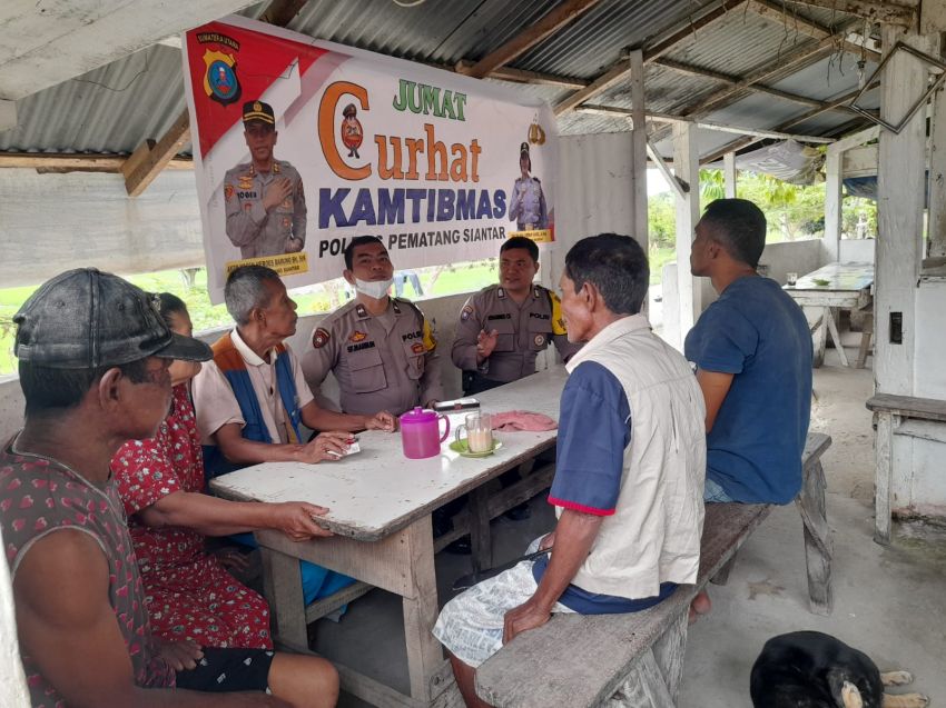 Jumat Curhat Kamtibmas, Polsek Siantar Marihat Tampung Keluhan Masyarakat