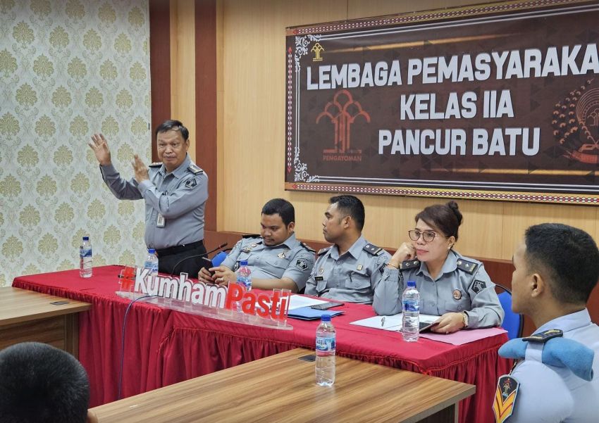 Petugas PPK Lapas Pancurbatu Dapat Penguatan dari PK Madya Bapas