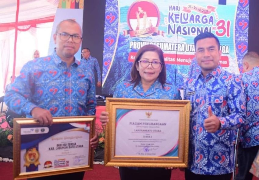 Harganas XXXI, Labura Raih 9 Penghargaan dari BKKBN Sumut