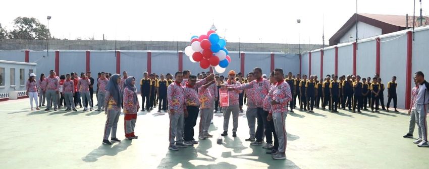 Lapas TBA Gelar Pekan Olahraga Pengayom