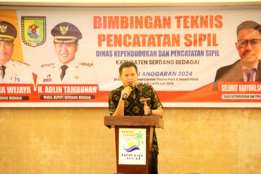 Buka Bimtek Pencatatan Sipil, Adlin Tambunan Harap Dinas Dukcapil Berikan Pelayanan Terbaik dan Mudahkan Masyarakat
