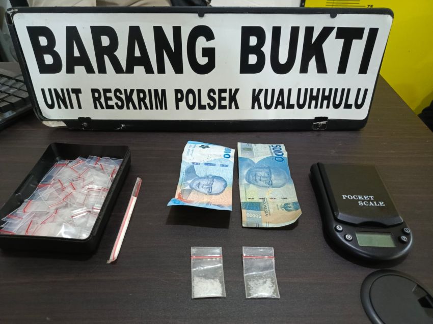 Tersangka Penjual Sabu Ditangkap di Desa Perkebunalondut Labura
