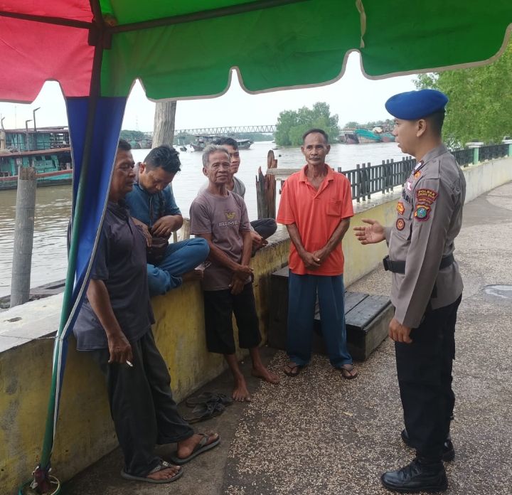 Sambang Dialogis, Satpol Airud: Kerukunan Sesama Nelayan Prioritas Utama