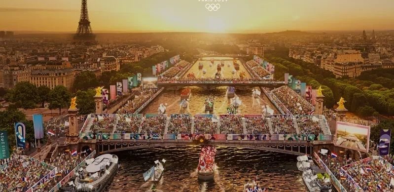 Olimpiade Paris 2024 Resmi Dibuka, Defile Diikuti 10.500 Atlet di Sungai Seine