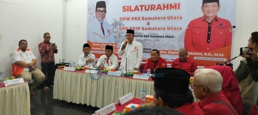 PKS dan PDIP Sumut Ingin Bersatu untuk Menangkan Pilkada Serentak 2024