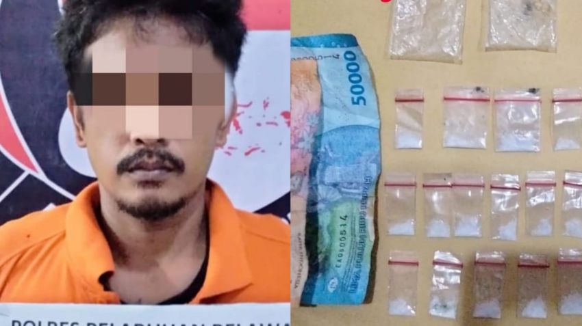 Polres Belawan Tangkap Pengedar Sabu di Kelurahan Tanjung Mulia