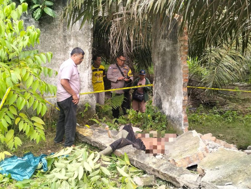 Karyawan PTPN I Ditemukan Tewas di Area Runtuhan Bangunan di Limau Mungkur