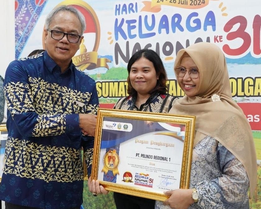 Berperan Sebagai BAAS, Pelindo Regional I Terima Penghargaan dari BKKBN Sumut