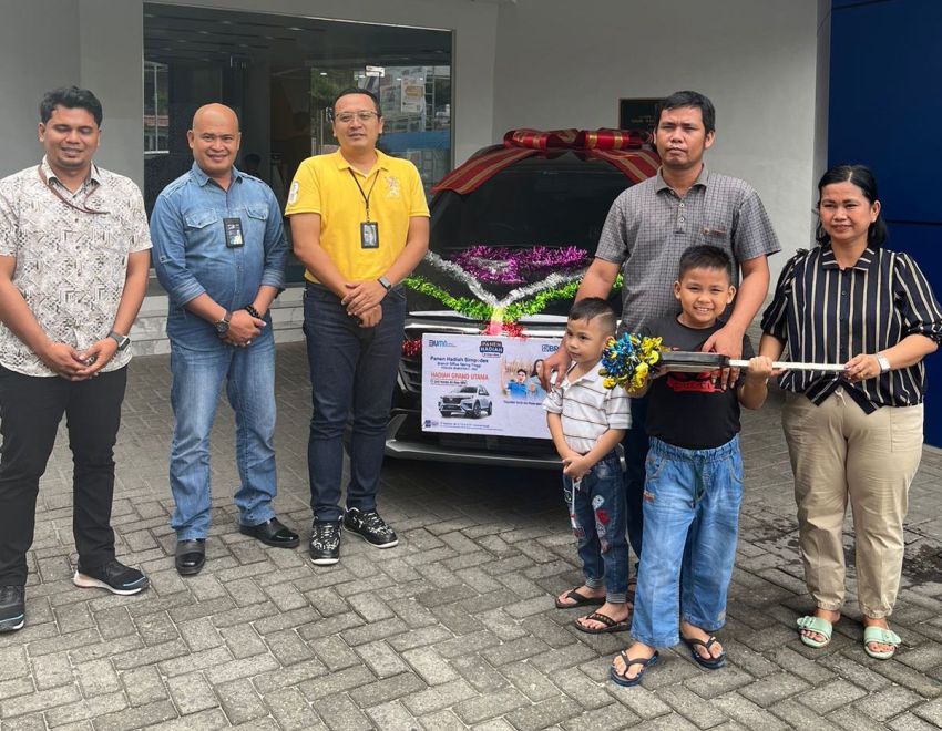Eslan Siahaan Warga Teluk Mengkudu Sergai Dapat Undian Mobil BRI Simpedes
