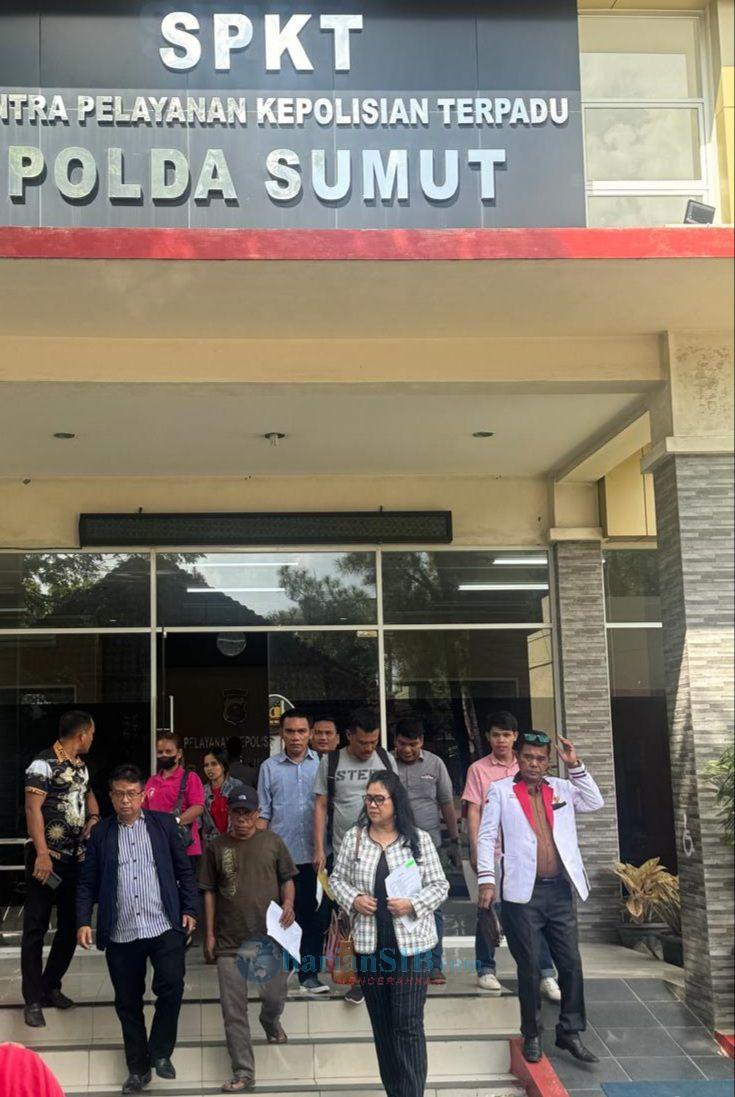 Adik Rico Sempurna Pasaribu Didampingi Kuasa Hukum PPRPI Laporkan Dugaan Pembunuhan Berencana ke Polda Sumut