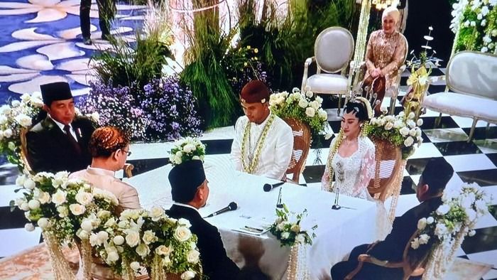 Jokowi dan Bamsoet Memenuhi Undangan sebagai Saksi Ijab Kabul Pernikahan Thariq-Aaliyah