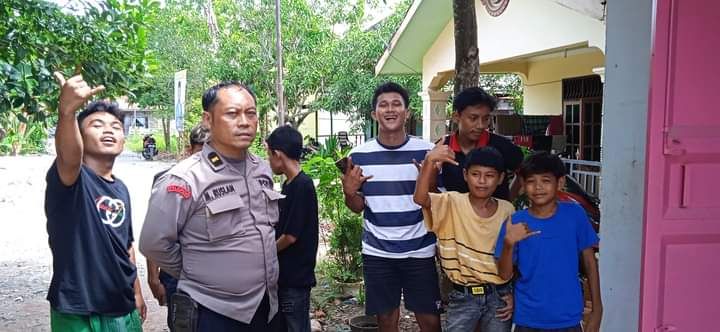 Sambangi Generasi Muda, Ipda Ruslan Ajak Jauhi Judol dan Narkoba