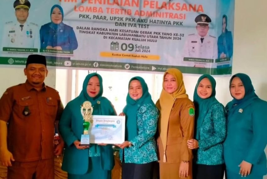 4 TP PKK Kelurahan/Desa di Kualuh Hulu Ikut Lomba Semarakkan HKG PKK ke-52 Tingkat Labura