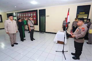 Polda Sumut Gelar Sertijab Karumkit Bhayangkara Batangtoru