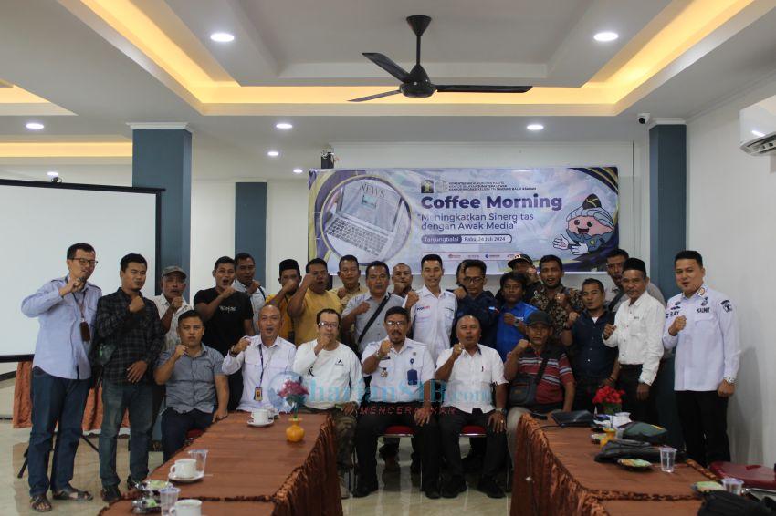 Jalin Kemitraan, Imigrasi TBA Gelar Coffee Morning Bersama Wartawan