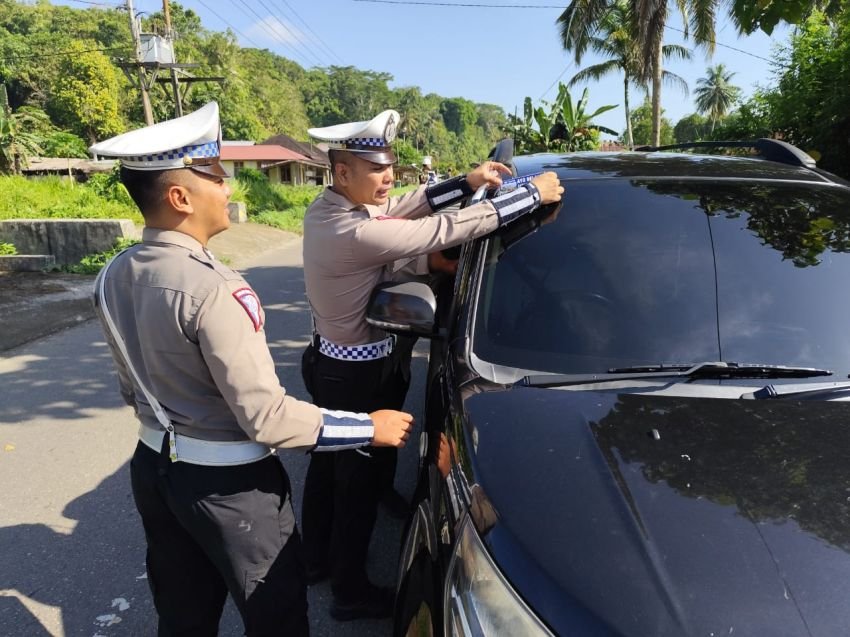 Satlantas Polres Nias Imbau Pengendara Patuhi Aturan Lalu Lintas