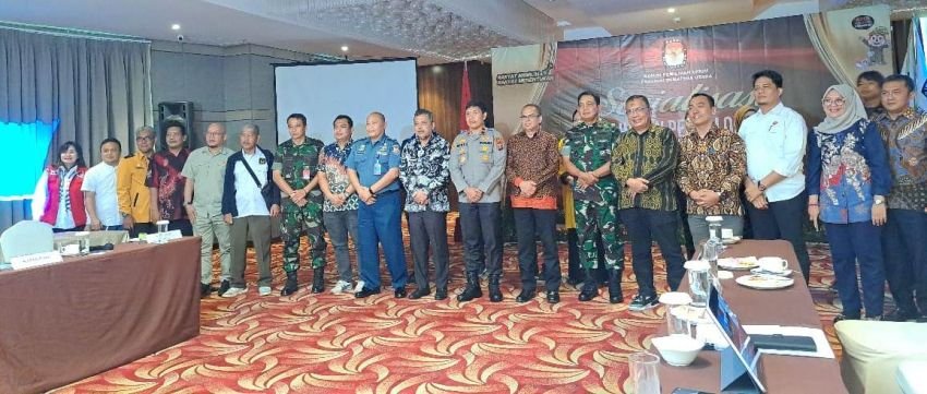 KPU Sumut Sosialisasikan Tahapan Pencalonan Gubernur dan Wagub 2024
