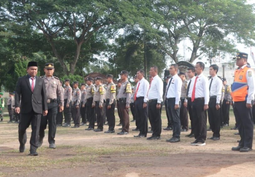 Bupati Sergai Pimpin Apel Kesiapan Antisipasi Bencana Karhutla Tahun 2024