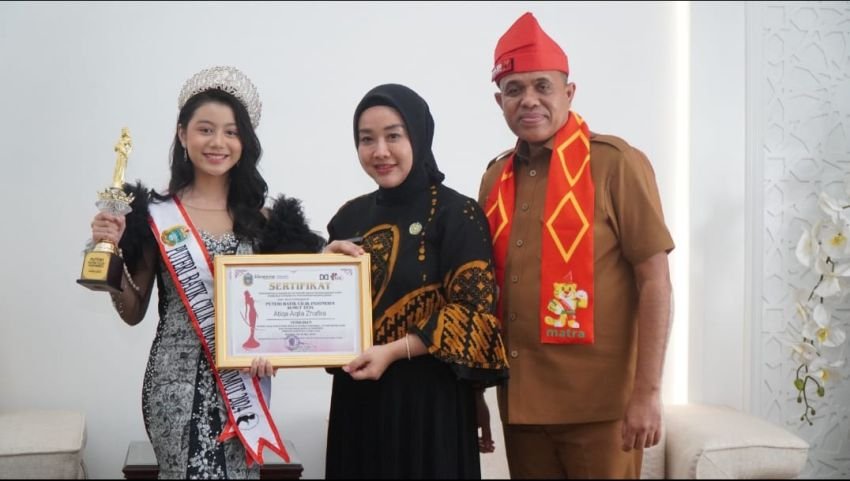 HM Faisal Hasrimy Ajak Mak Beti Dukung Maksimal Puteri Batik Cilik 2024 Asal Langkat