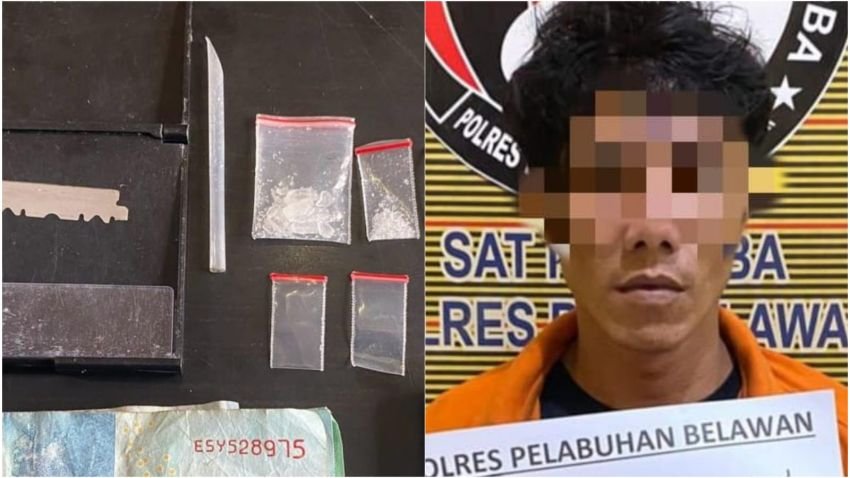Polres Belawan Ringkus Pengedar dan Pengguna Sabu di Komplek UKA Marelan