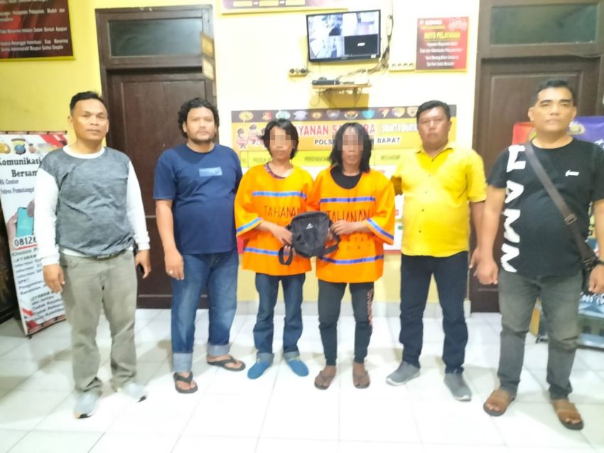 Curi Tas Orang yang Pacaran di Taman Bunga, Peang dan Temannya Diringkus Polsek Siantar Barat