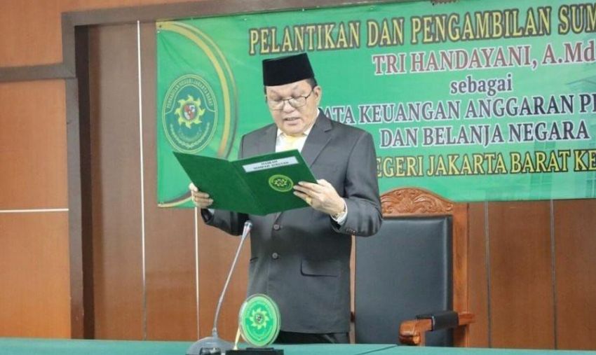 Ketua PN Jakarta Barat Lantik Pranata Keuangan Baru