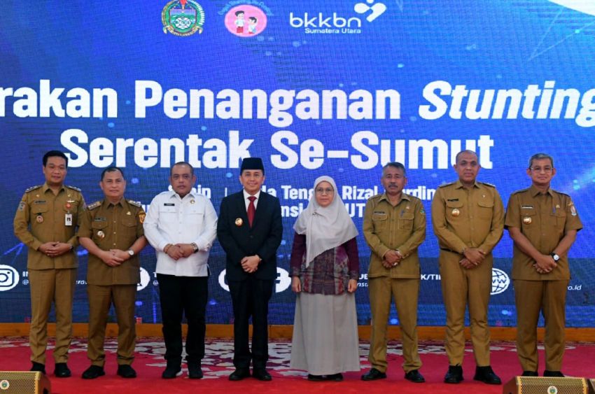 Penjabat Gubernur Sumut Luncurkan Gerakan Penanganan Stunting Serentak