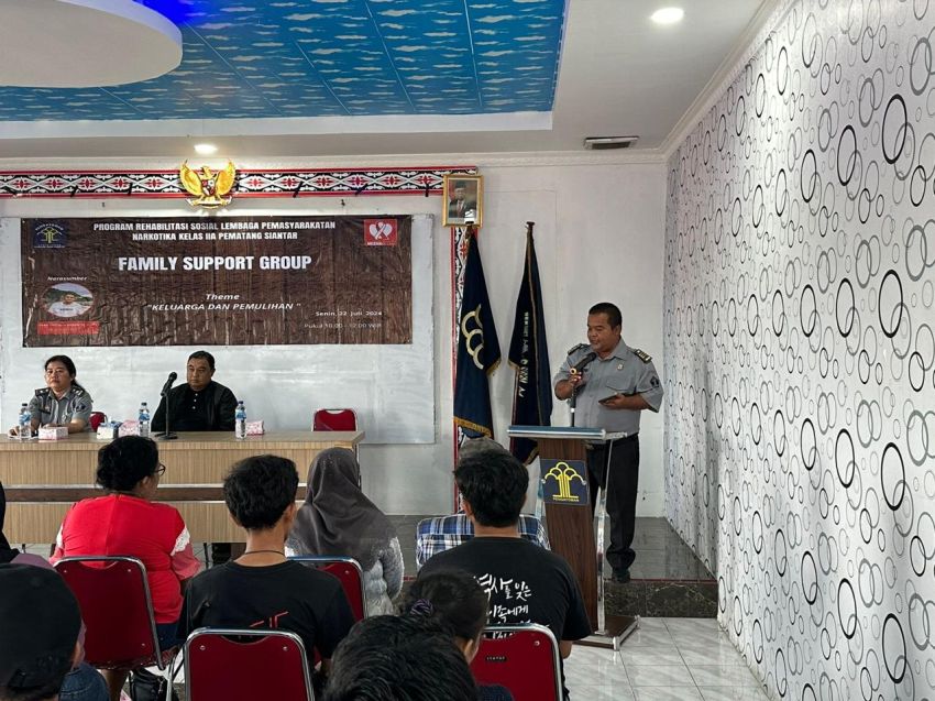 WBP Lapas Narkotika Pematangsiantar Ikuti Family Support Group