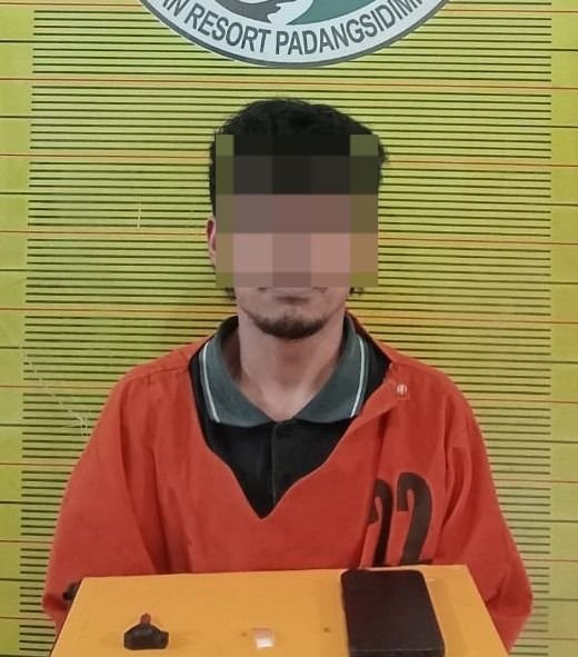 Polres Padangsidimpuan Tangkap Seorang Tersangka Pengedar Sabu