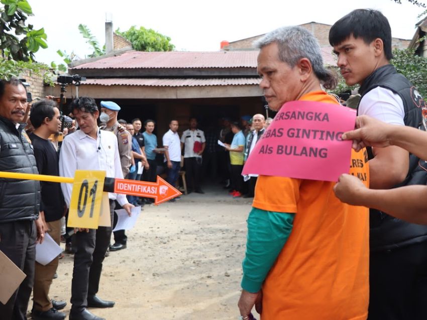 Pasca Rekonstruksi, Polisi Belum Juga Beberkan Motif Pembunuhan Rico Sempurna Pasaribu