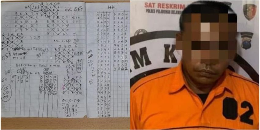 Polres Belawan Tangkap Penjual Togel di Desa Helvetia