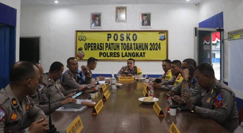 Sepekan Operasi Patuh Toba 2024, Polres Langkat  Keluarkan 515 Tilang