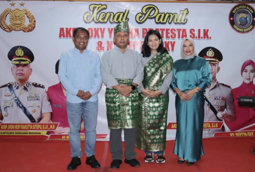 Kenal Pamit Kapolres Sergai, Bupati Harap Jalinan Kolaborasi Lebih Baik Lagi