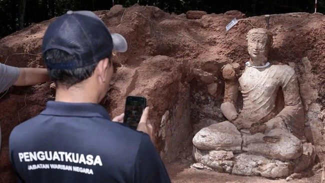 Ditemukan Patung Buddha Lebih Tua dari Borobudur di Malaysia