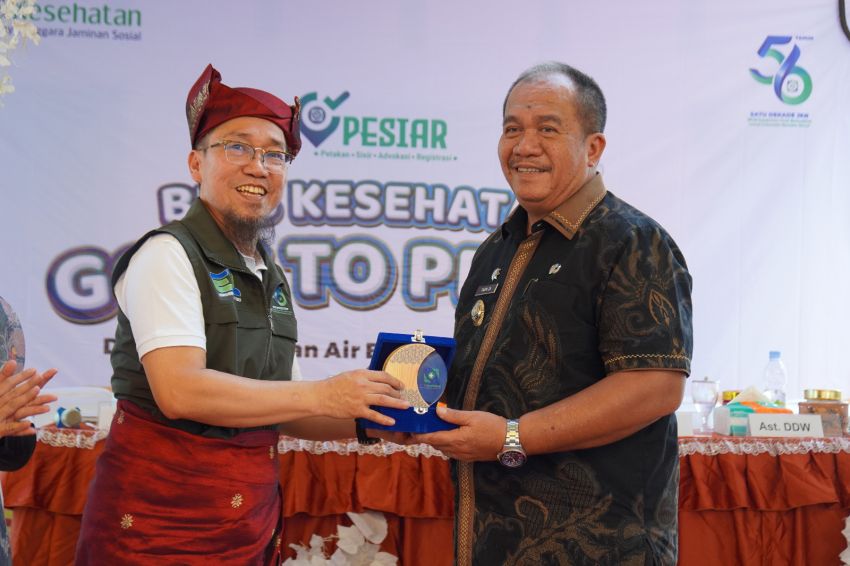 Kejar Capaian UHC, Dewas BPJS Kesehatan Kunjungi Desa Pesiar