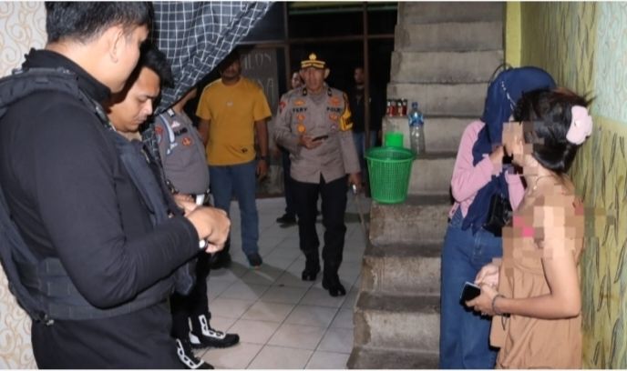 Tim Polres Labuhanbatu Razia Pekat, 6 Wanita Diamankan