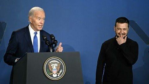 Presiden AS Joe Biden Salah Sebut Zelensky 'Presiden Putin' di KTT NATO