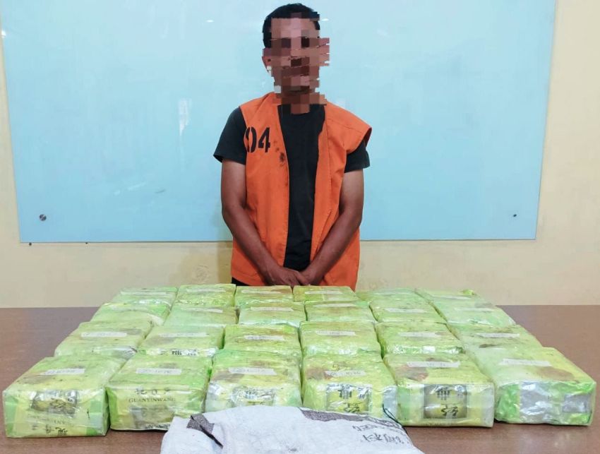 Polresta Deliserdang Tangkap Peredaran Narkoba dari Malaysia, 24 Kg Sabu Disita