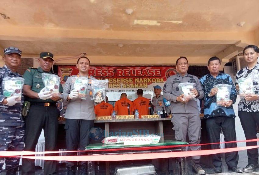 Satnarkoba Polres Asahan Gagalkan Peredaran 12 Kg Sabu, Amankan Satu Tersangka