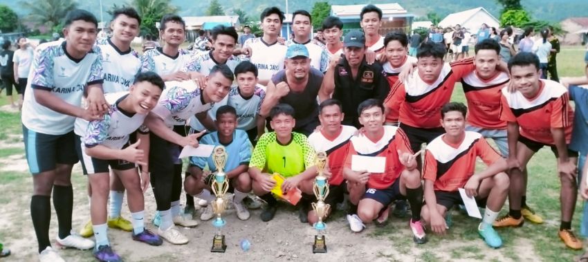 GRIB Jaya CUP Gelar Sepak Bola Tarlong di Karo, Tim Pajak Sore Perbulan Menang