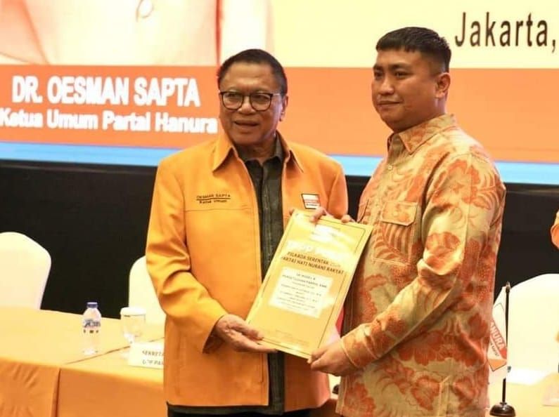 Hanura Setujui Lagi HYS-HST Daftar di Pilkada Labura 2024