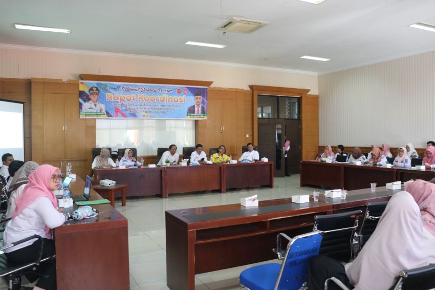 Pemkab Paluta Rakor Monev Implementasi Tindak Lanjut Penanganan Stunting