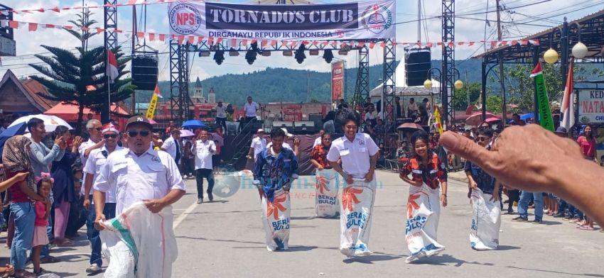 Memeriahkan HUT Ke 79 RI, Tornado's Club Gelar Acara Hiburan Rakyat