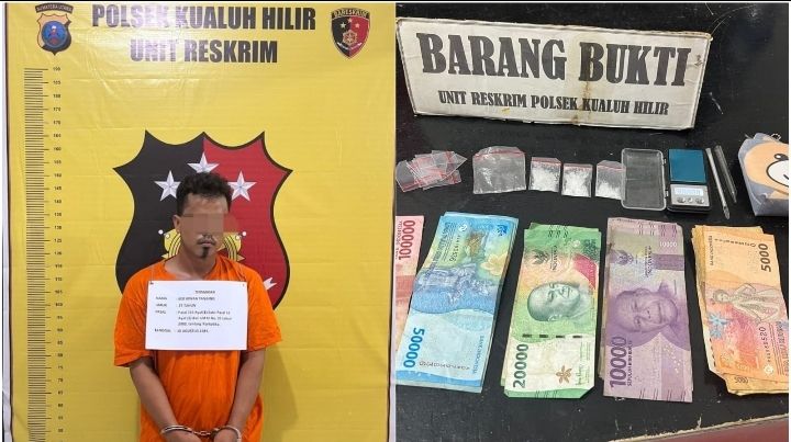 Seorang Tersangka Pengedar Sabu Ditangkap Polsek Kualuh Hilir